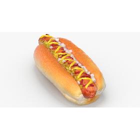 3D Hot Dog